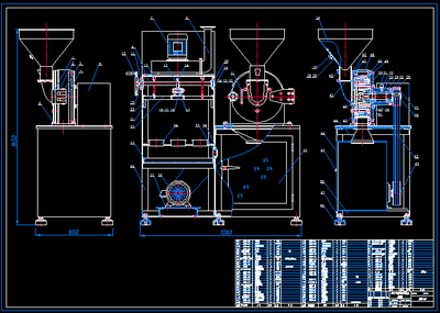 30B万能粉碎机(带除尘)结构图下载(189.99 KB,rar格式) 机械CAD图纸